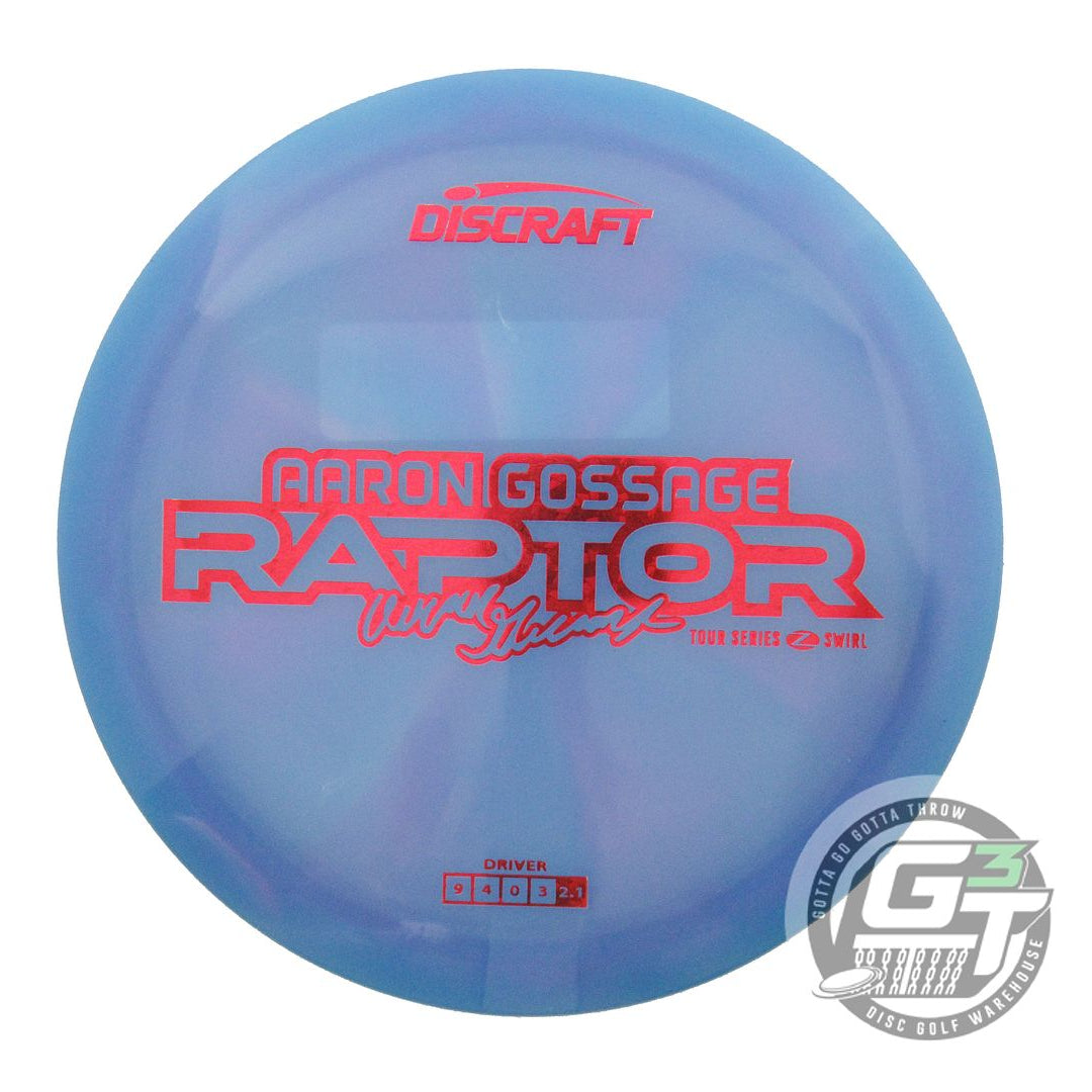 Discraft Limited Edition 2025 Tour Series Aaron Gossage Swirl Elite Z Raptor Distance Driver Golf Disc (Individually Listed)