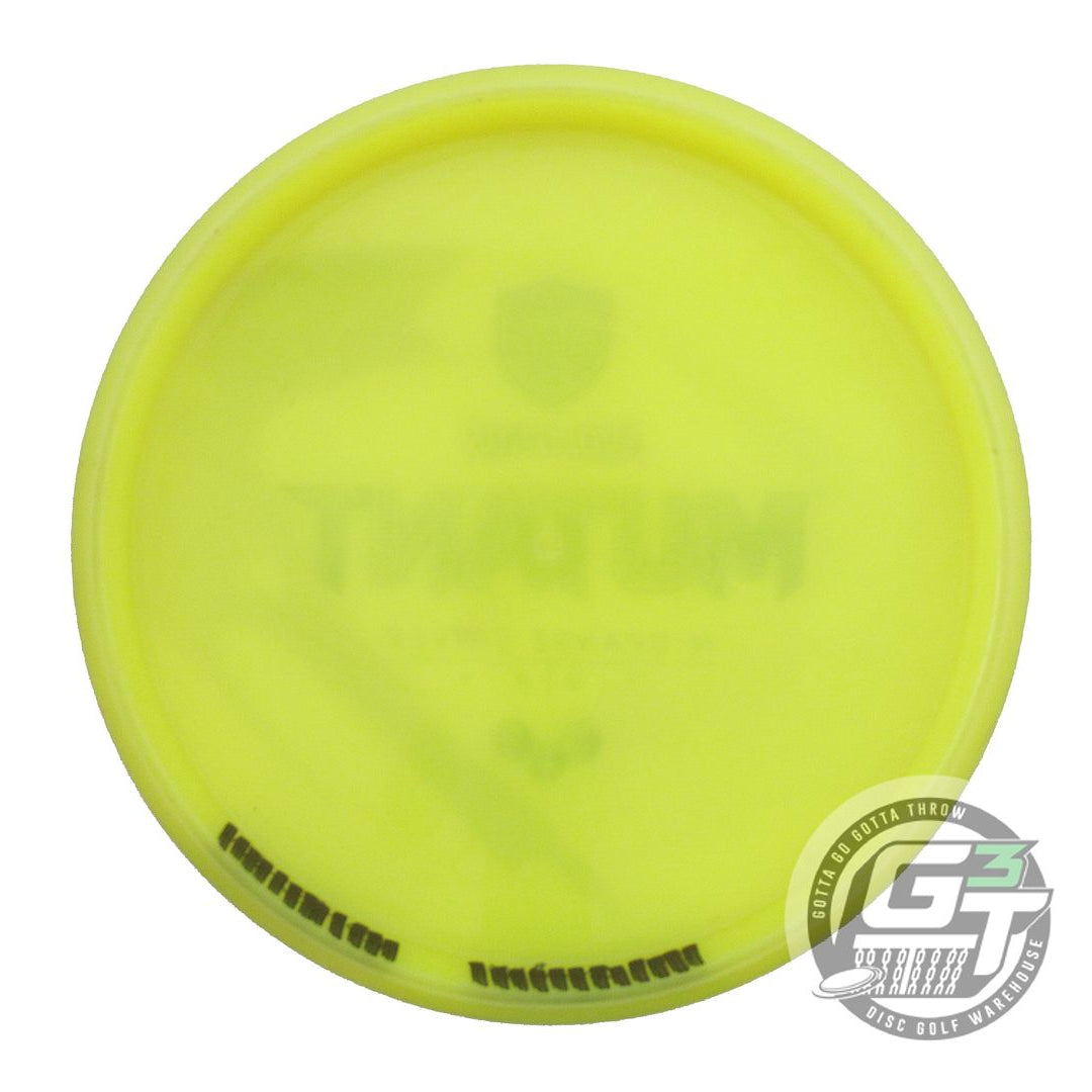 USED DiscMania Neo Mutant 175g Yellow Silver Foil Midrange Golf Disc