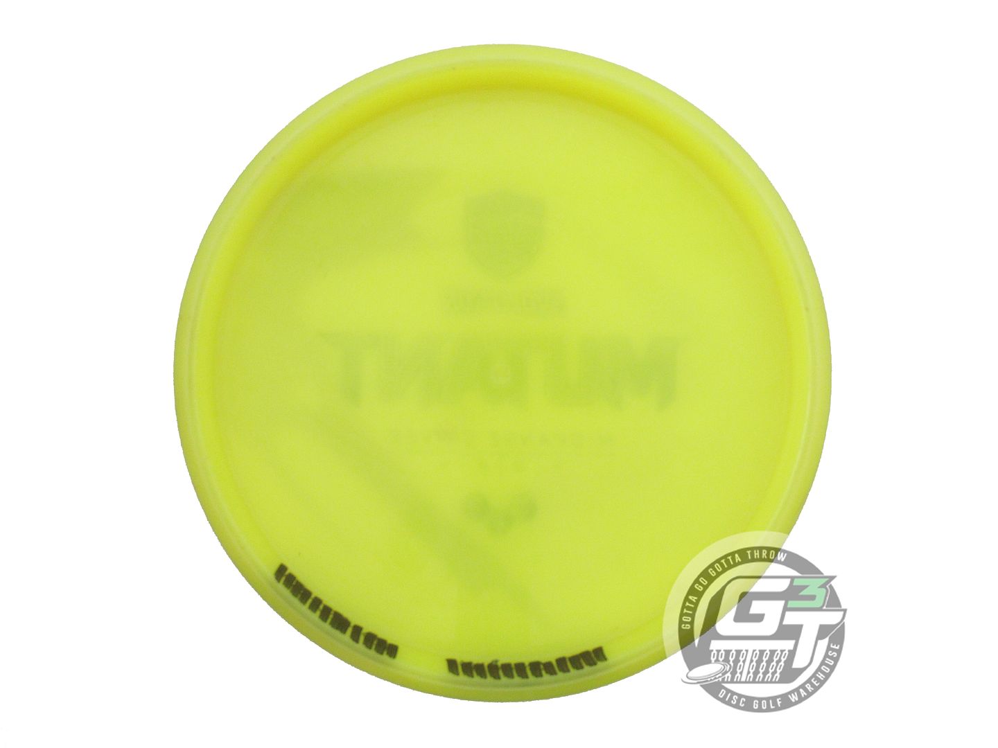 USED DiscMania Neo Mutant 175g Yellow Silver Foil Midrange Golf Disc