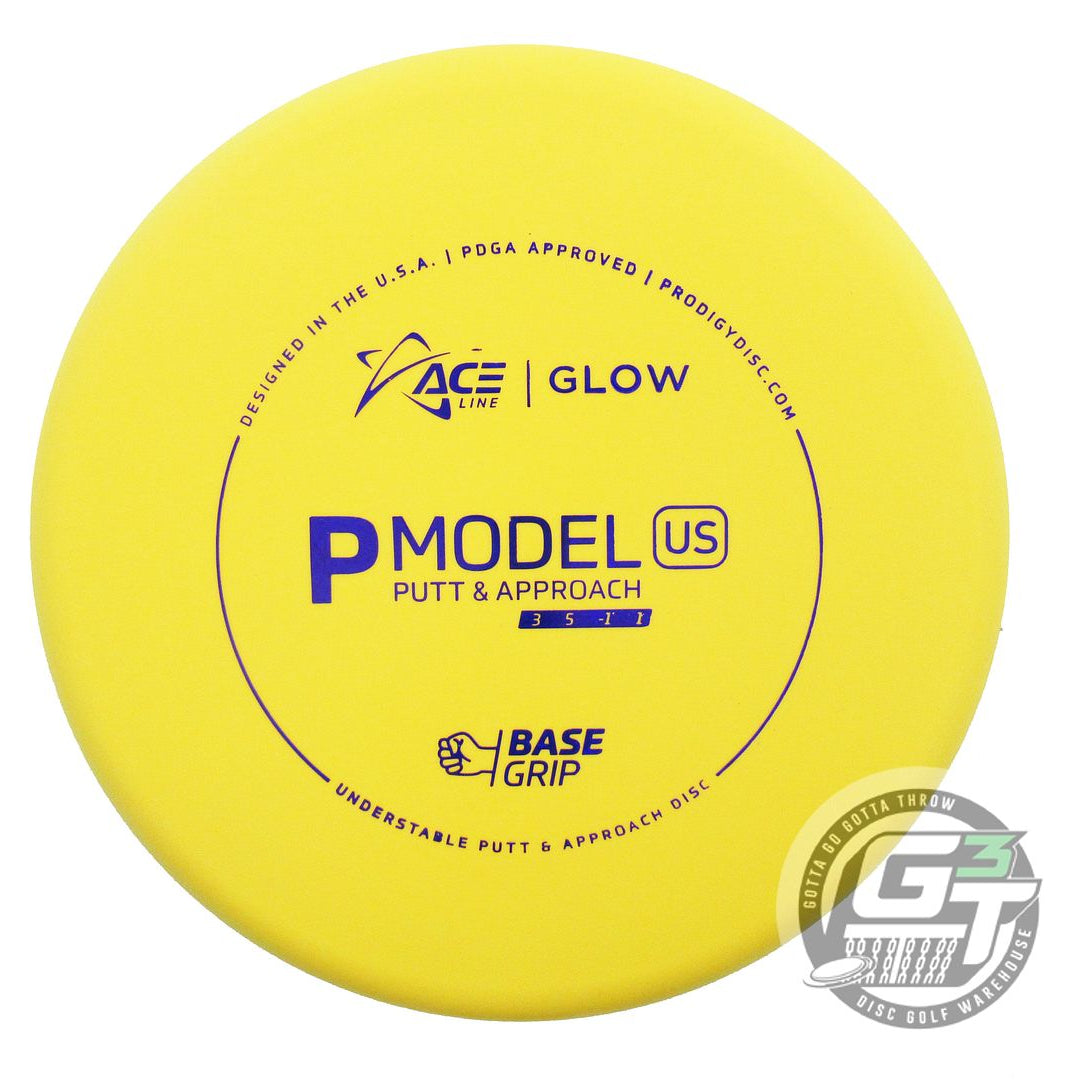 Prodigy Ace Line Glow Base Grip P Model US Putter Golf Disc (Individually Listed)
