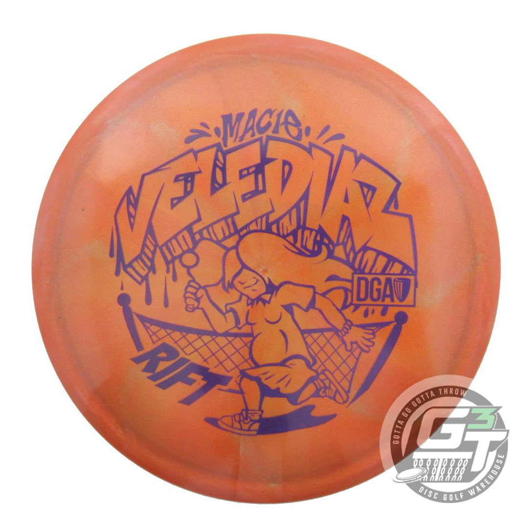 DGA Limited Edition 2024 Tour Series Macie Velediaz Swirl Tour Series Rift Midrange Golf Disc (Individually Listed)