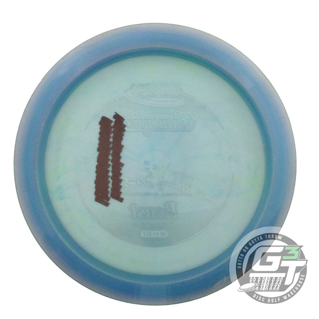 USED Innova Champion Beast 167g Blue Green Foil Distance Driver Golf Disc