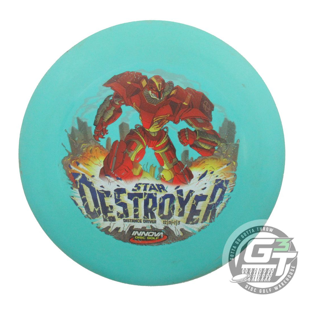 USED Innova INNfuse Star Destroyer 174g Seafoam FullColor Driver Golf Disc