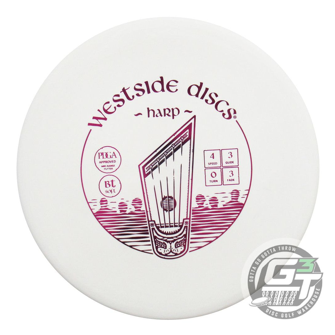 Westside BT Soft Harp Putter Golf Disc (Individually Listed)
