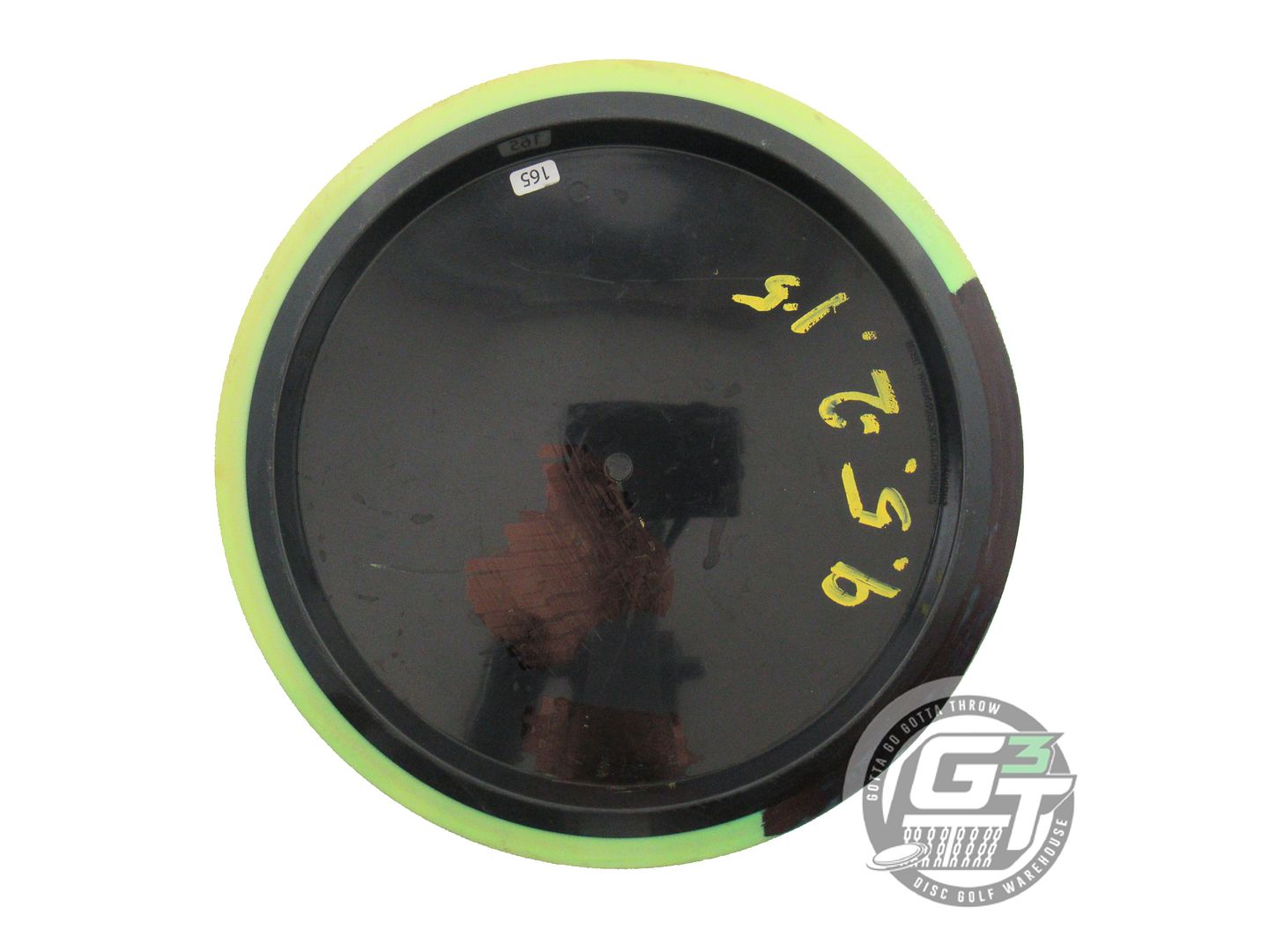 USED Axiom Discs R2 Neutron Insanity 165g Black Yellow Rim Distance Driver Disc
