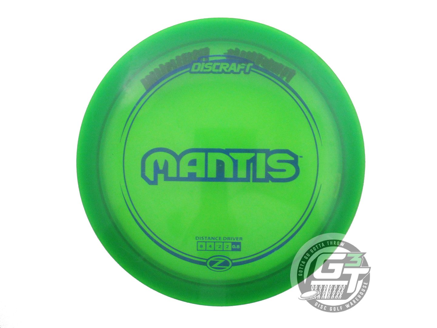 USED Discraft Z Mantis 167g Green Blue Stamp Fairway Driver Golf Disc