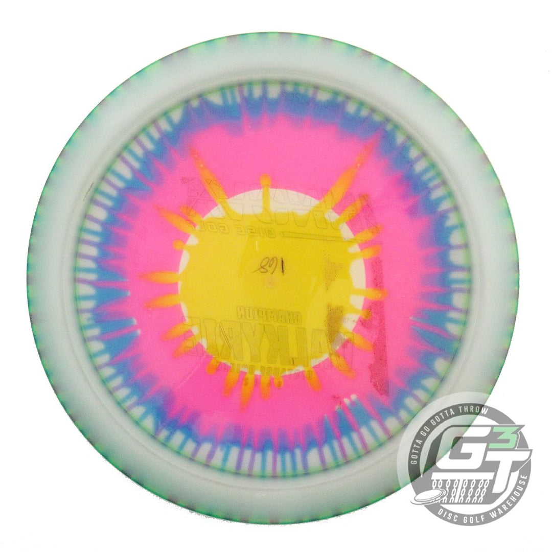 USED Innova I-DYE Champion Valkyrie 168g Lime Burst Distance Driver Golf Disc