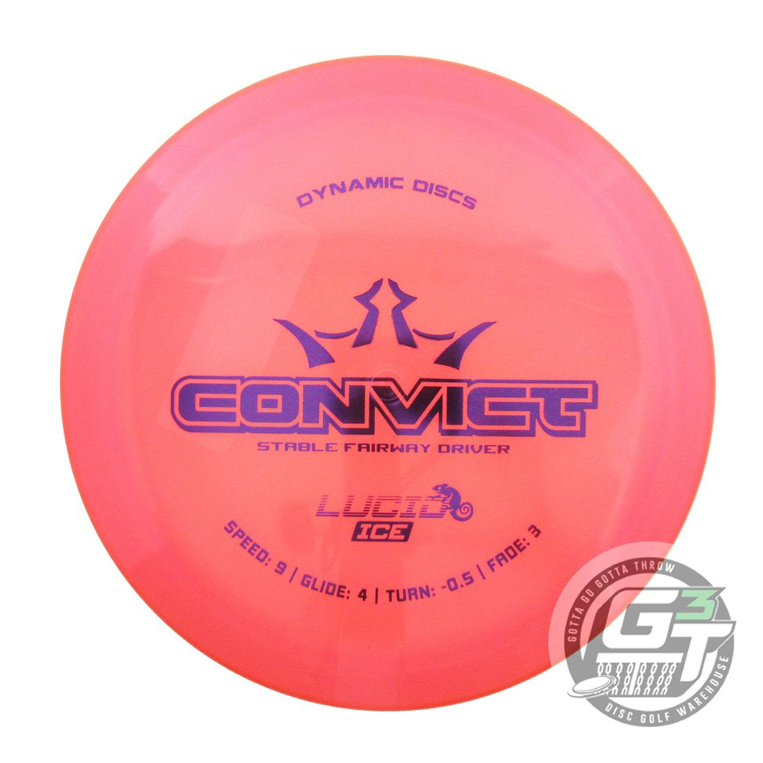 Dynamic Discs Chameleon Lucid Ice Convict Fairway Driver Golf Disc (Individually Listed)