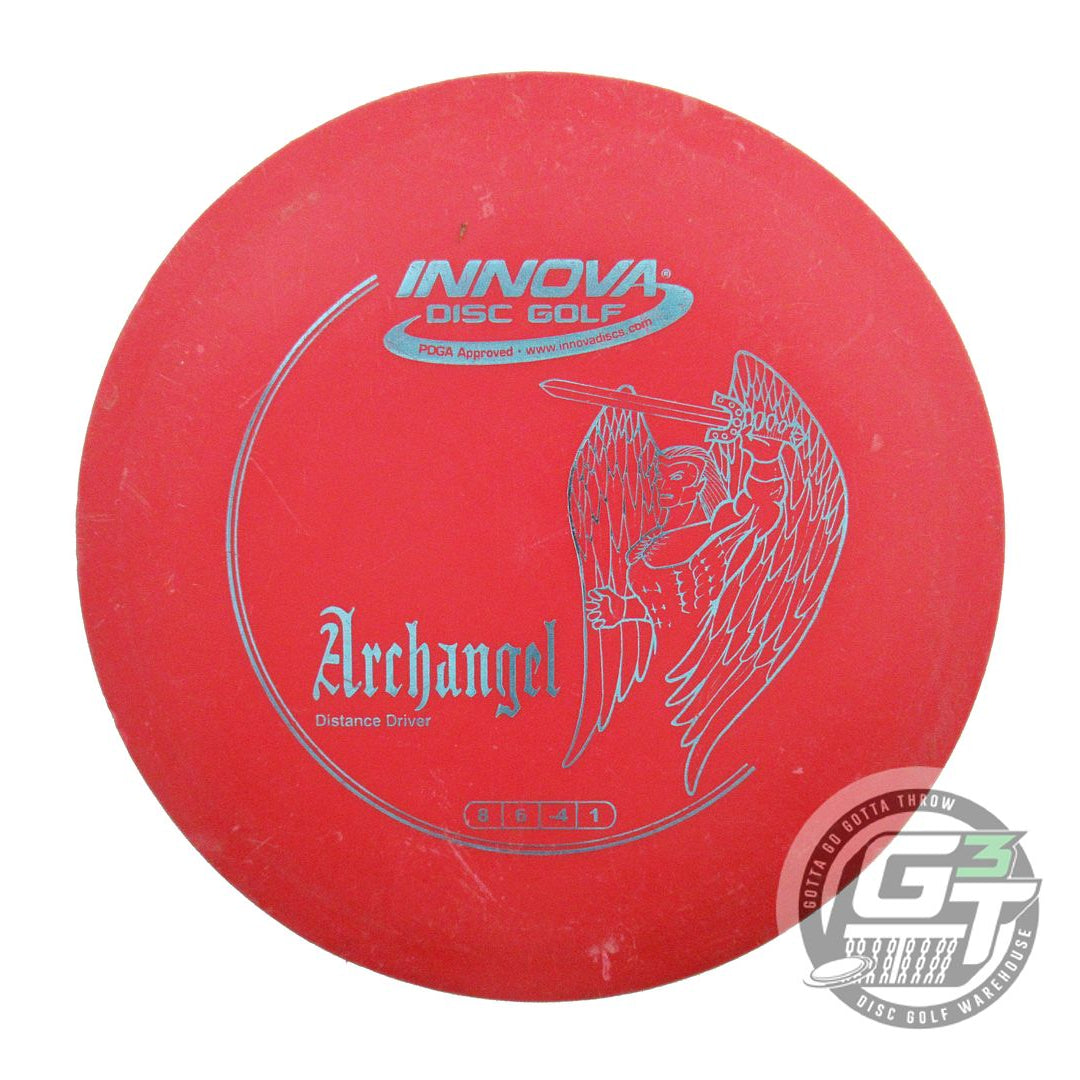 USED Innova DX Archangel 169g Red Aqua Foil Distance Driver Golf Disc