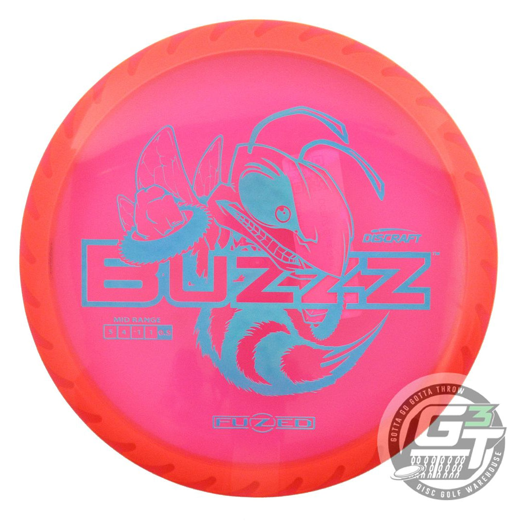 Discraft Fuzed Line Buzzz w/ Saw Pattern Midrange Golf Disc (Individually Listed)