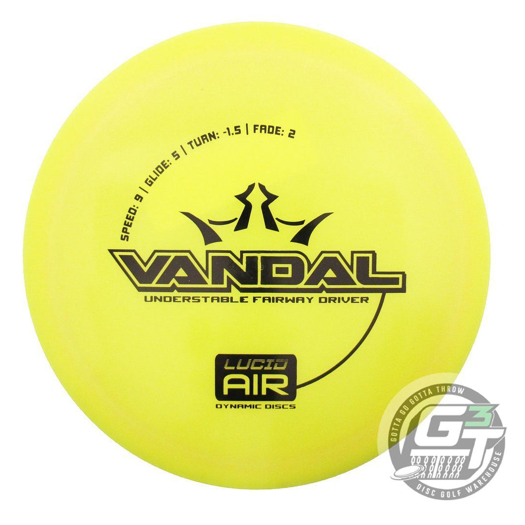 Dynamic Discs Lucid AIR Vandal Fairway Driver Golf Disc (Individually Listed)