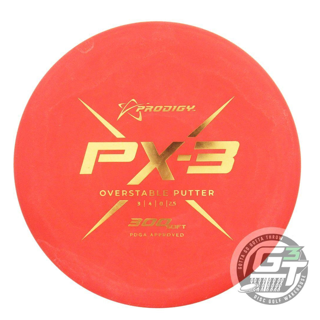 Prodigy 300 Soft Series PX3 Putter Golf Disc (Individually Listed)