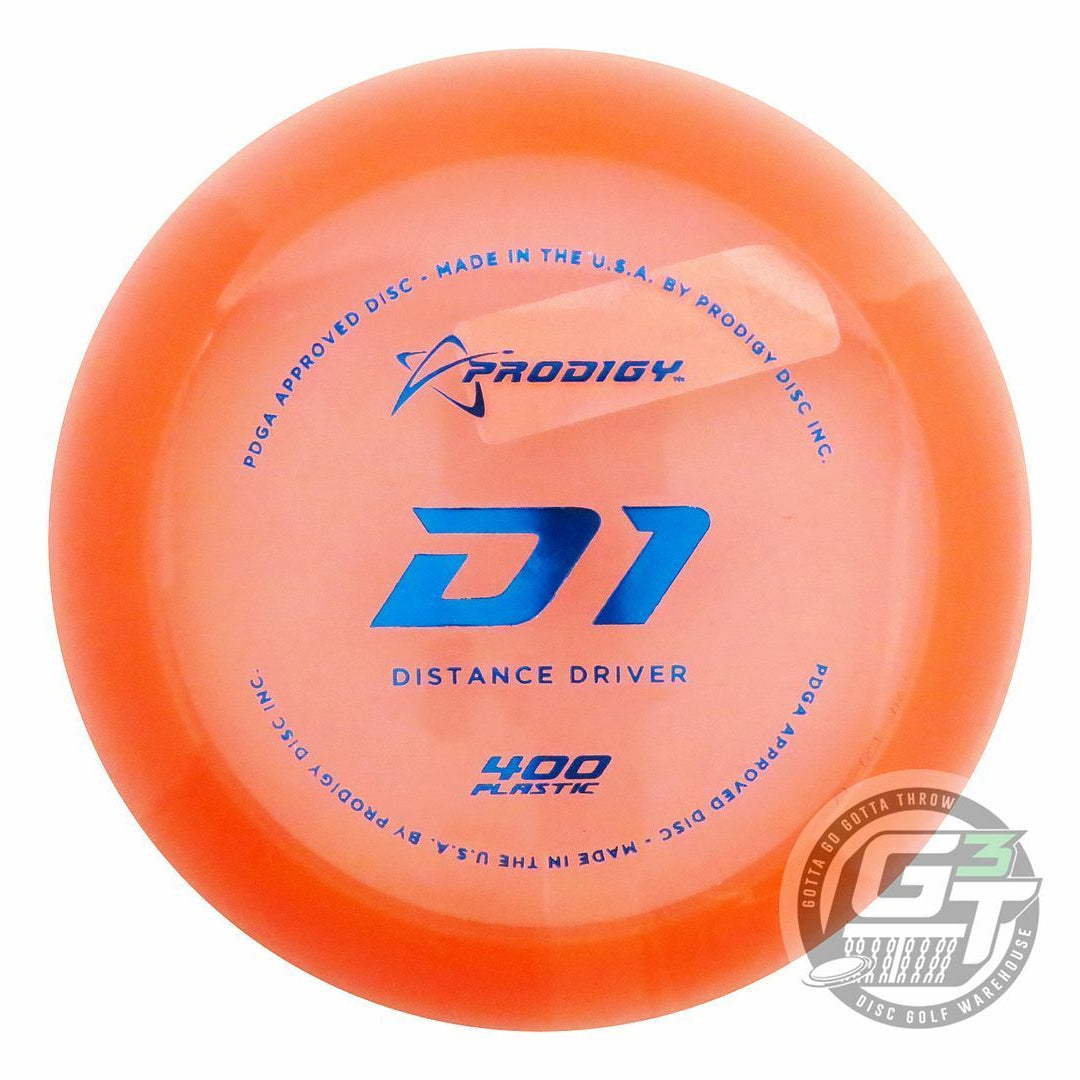 Prodigy 400 Series D1 Distance Driver Golf Disc (Individually Listed)