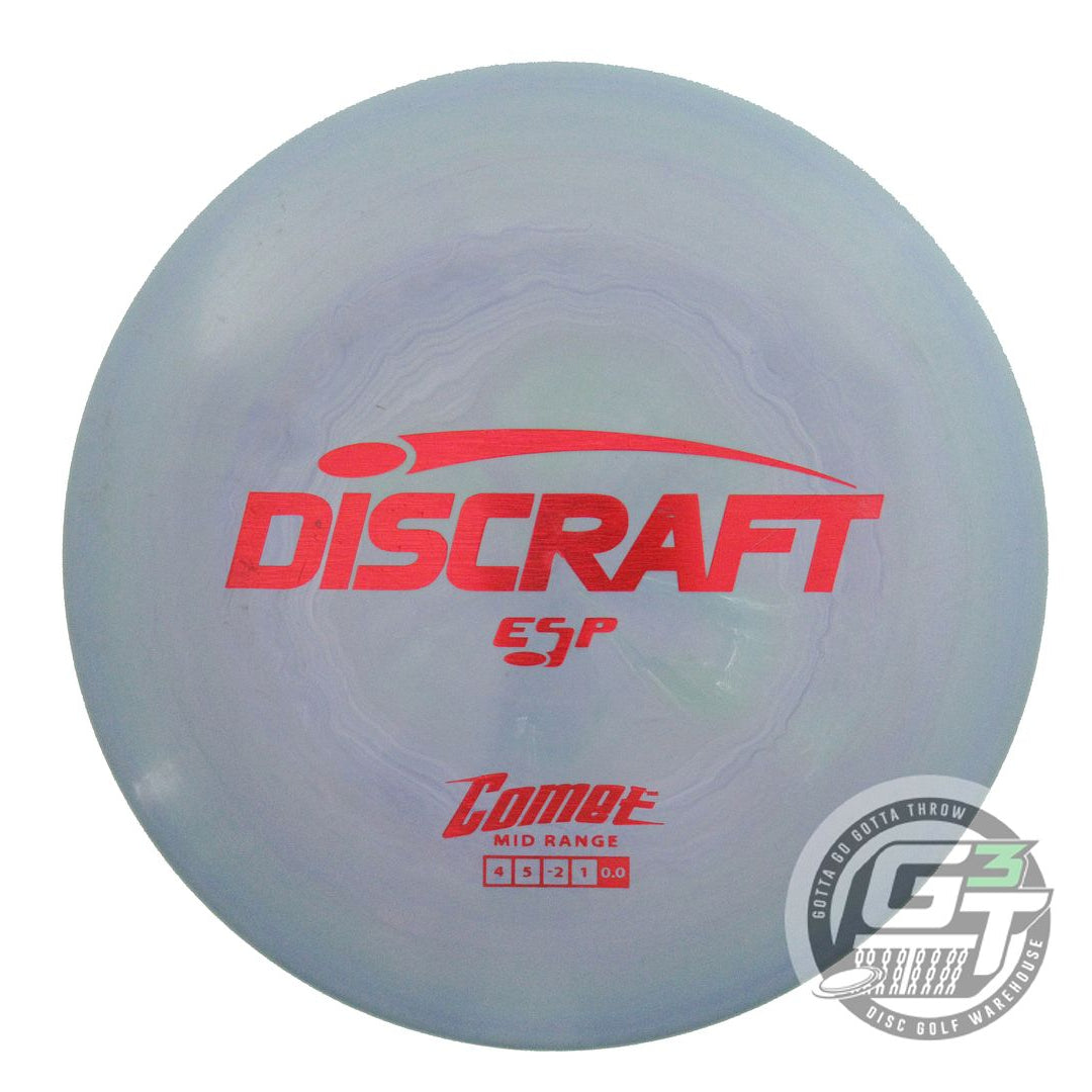 USED Discraft ESP Comet 178g Blue-Lime Red Holo Foil Midrange Golf Disc