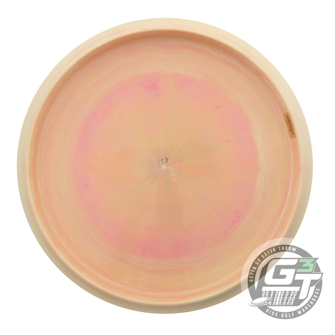 USED Discraft ESP Buzzz OS 178g Peach-Yellow Green Foil Midrange Golf Disc