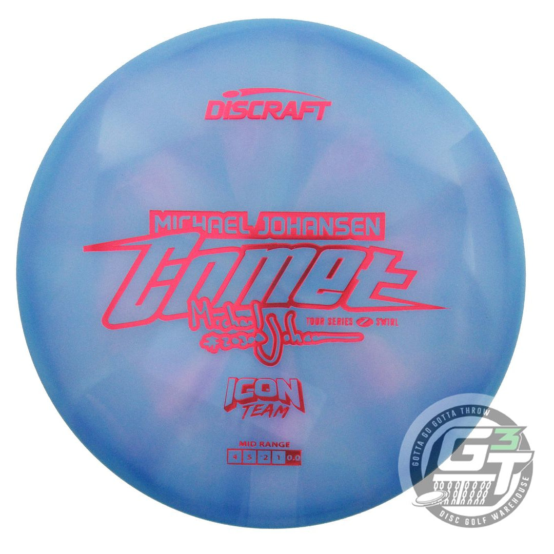 Discraft Limited Edition 2025 Tour Series Michael Johansen Swirl Elite Z Comet Midrange Golf Disc (Individually Listed)