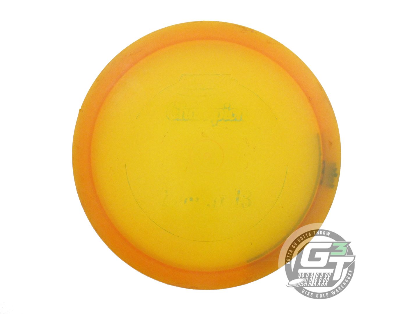 USED Innova Champion Leopard3 172g Orange Wiped Stamp Fairway Driver Golf Disc