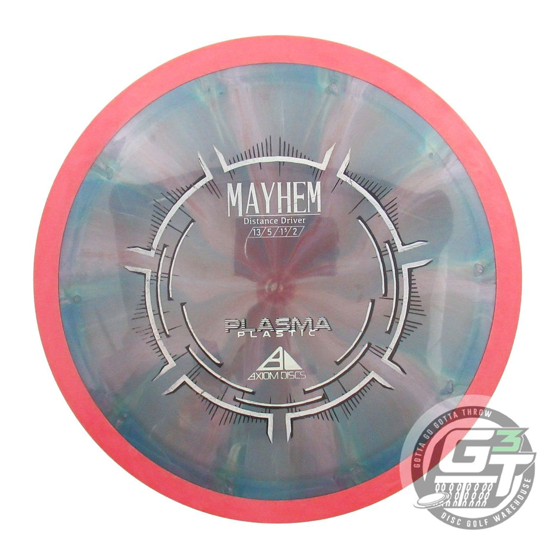 USED Axiom Discs Plasma Mayhem 173g Blue-Lilac Pink Rim Distance Driver Disc