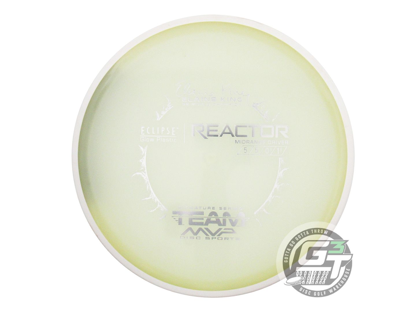 USED MVP Disc Sports Eclipse Proton Reactor 176g Glow A Midrange Golf Disc
