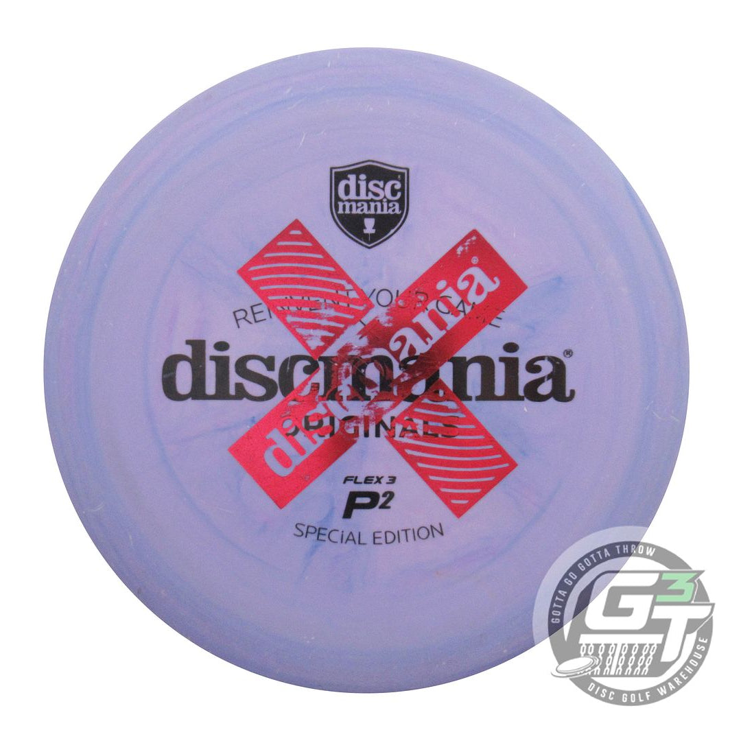 USED DiscMania X-OUT D-Line Flex 3 P2 176g Purple Putter Golf Disc