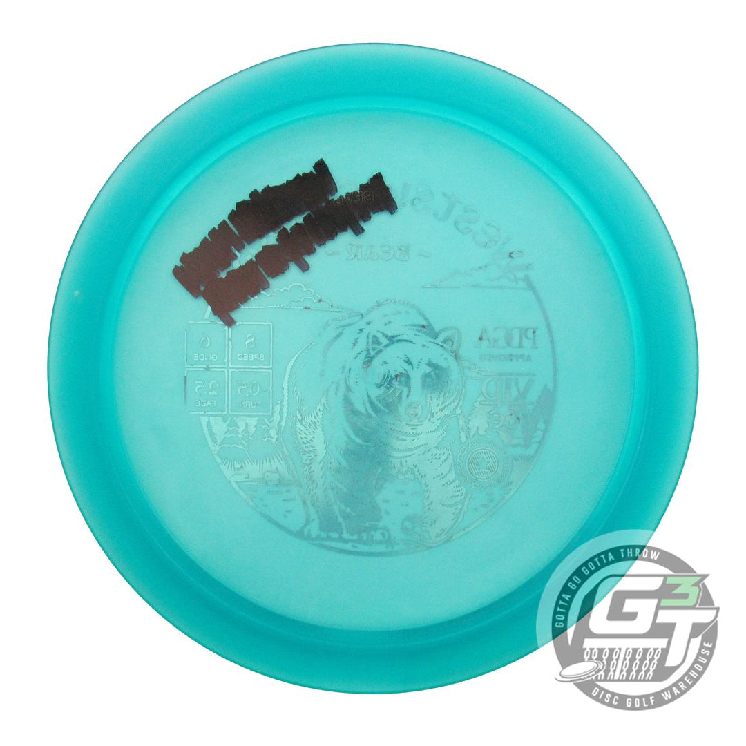 USED Westside Discs VIP Ice Bear 173g Teal Red Foil Fairway Driver Golf Disc
