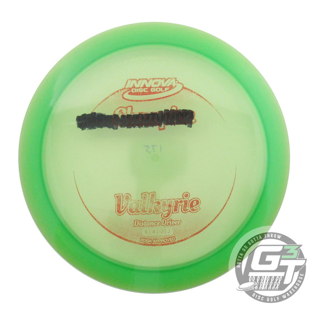 USED Innova Champion Valkyrie 175g Green Red Stamp Distance Driver Golf Disc
