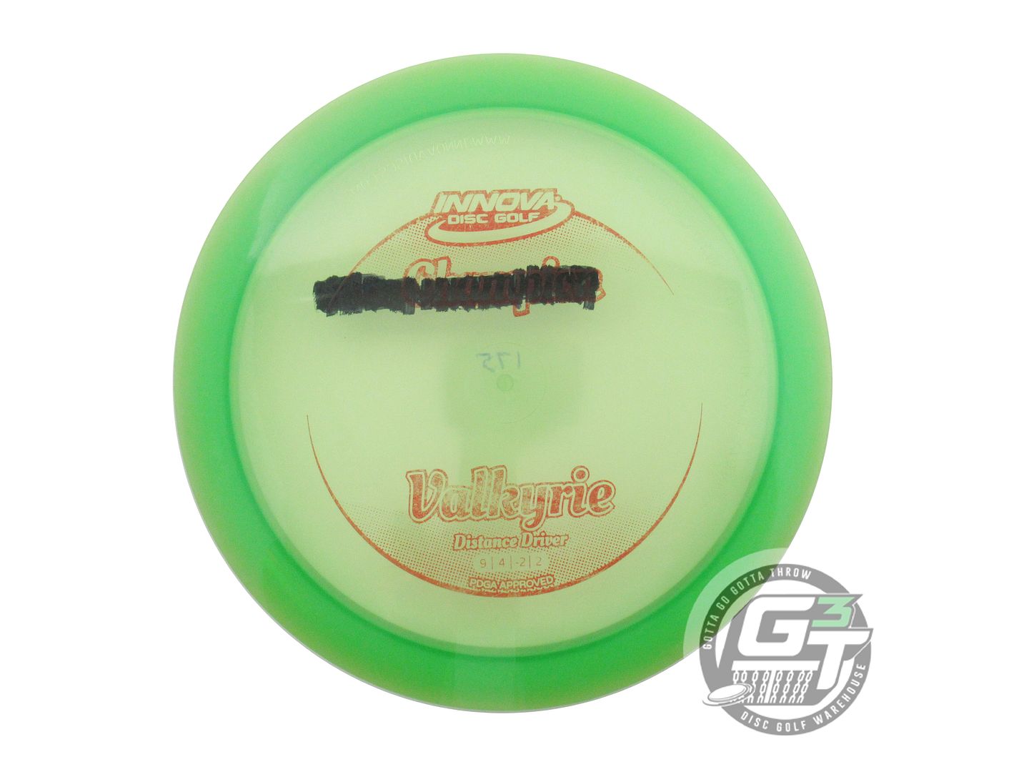 USED Innova Champion Valkyrie 175g Green Red Stamp Distance Driver Golf Disc