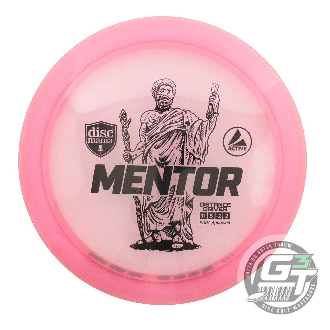 USED DiscMania Active Premium Mentor 172g Pink Black Stamp Distance Driver Disc