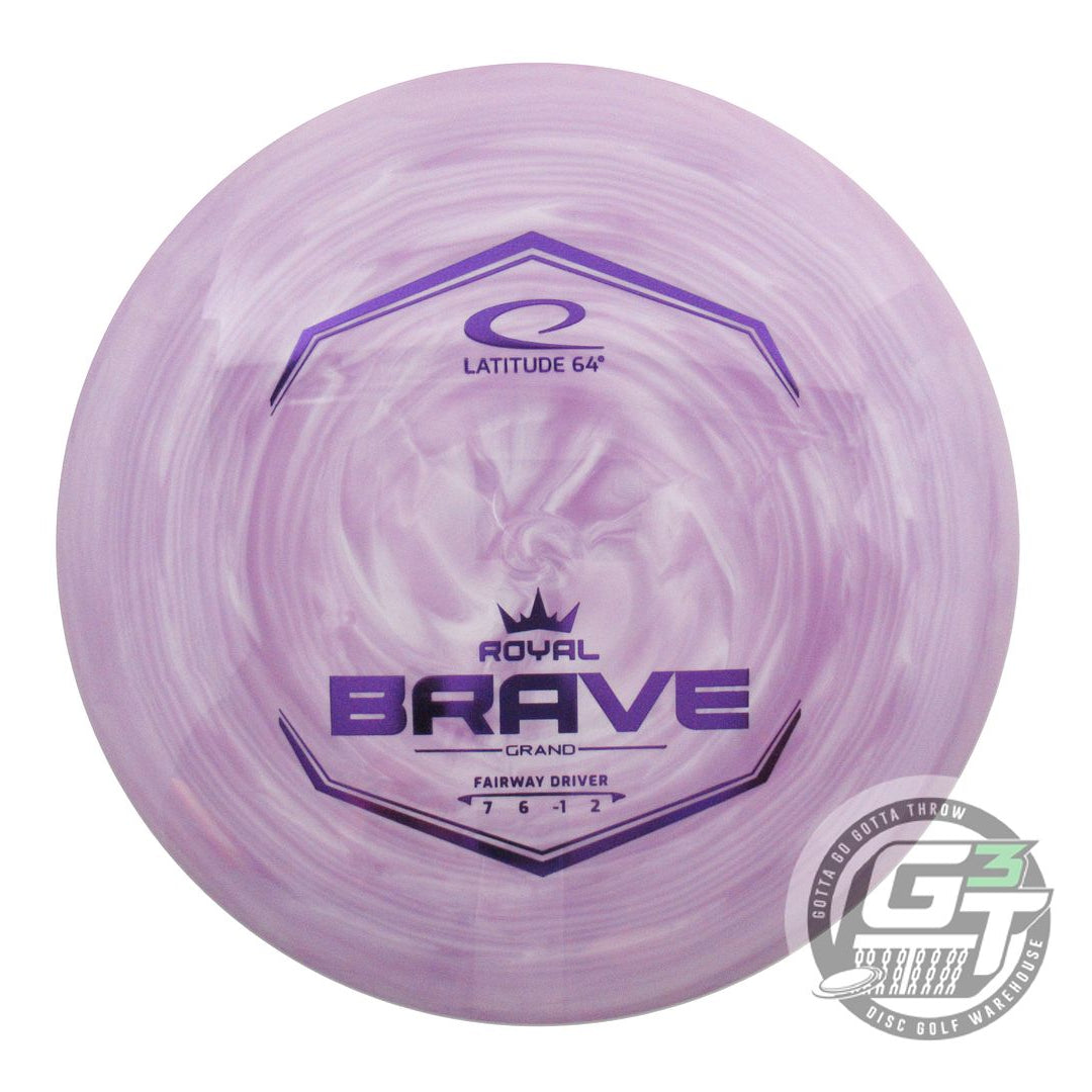 USED Latitude 64 Royal Grand Brave 174g Lilac Purple Foil Fairway Driver Disc