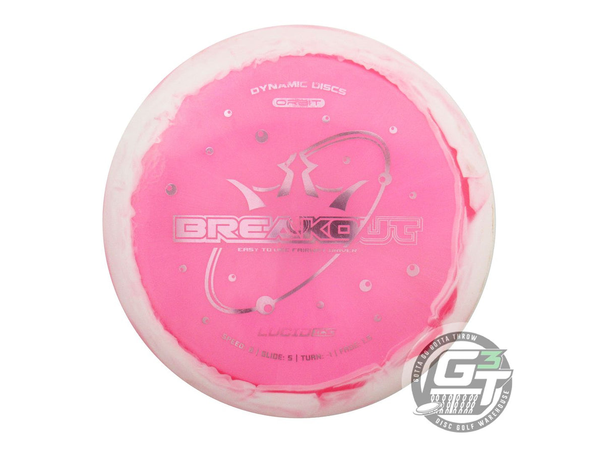 USED Dynamic Discs Lucid Ice Orbit Breakout 156g Pink Fairway Driver Golf Disc