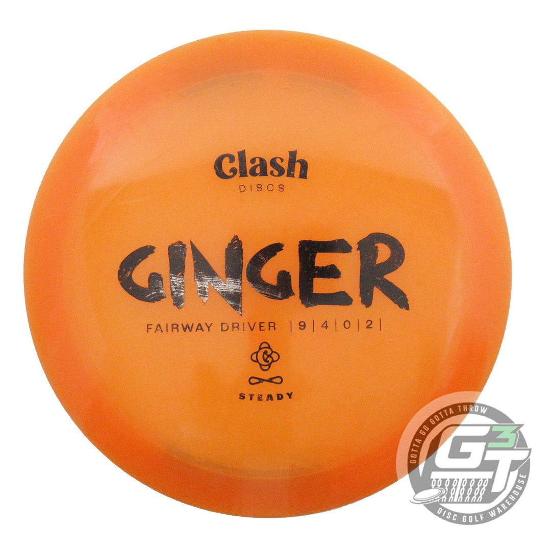 USED Clash Discs Steady Ginger 173g Orange Black Stamp Fairway Driver Golf Disc