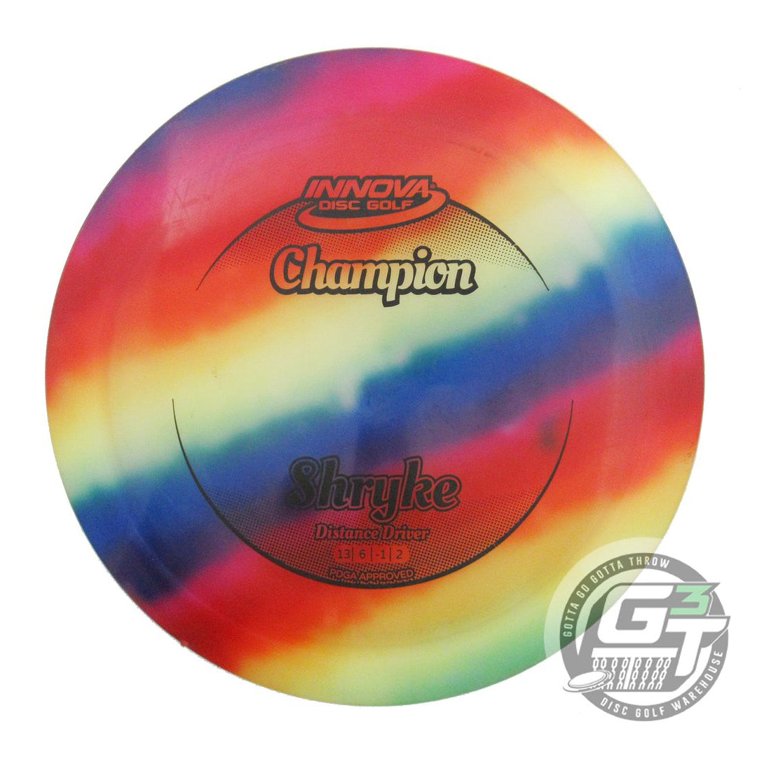 USED Innova I-DYE Champion Shryke 176g Rainbow Distance Driver Golf Disc