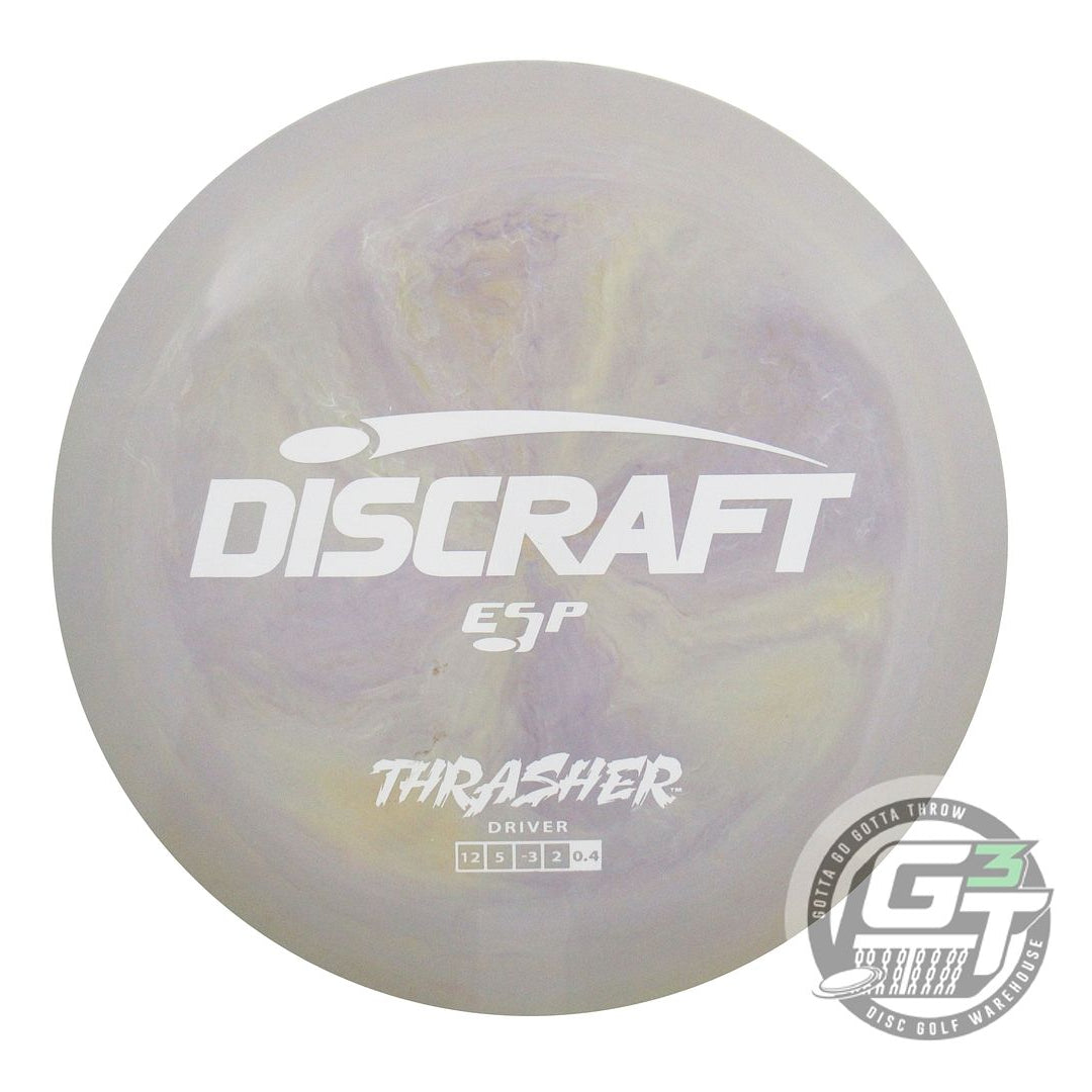 USED Discraft ESP Thrasher 172g Lilac-Peach White Stamp Distance Driver Disc