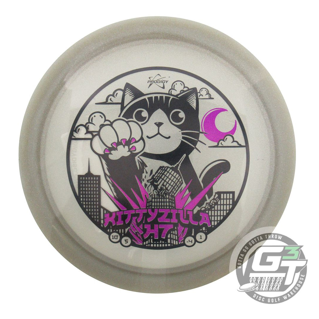 Prodigy Limited Edition Kittyzilla Returns Stamp Glimmer 750 Series H7 Hybrid Fairway Driver Golf Disc (Individually Listed)