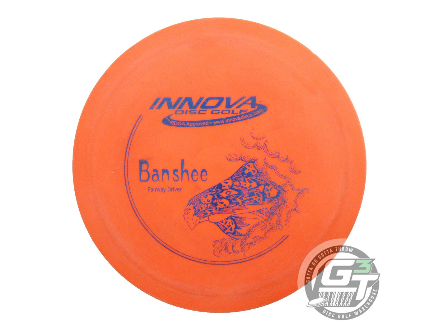 USED Innova DX Banshee 175g Orange Blue Foil Fairway Driver Golf Disc