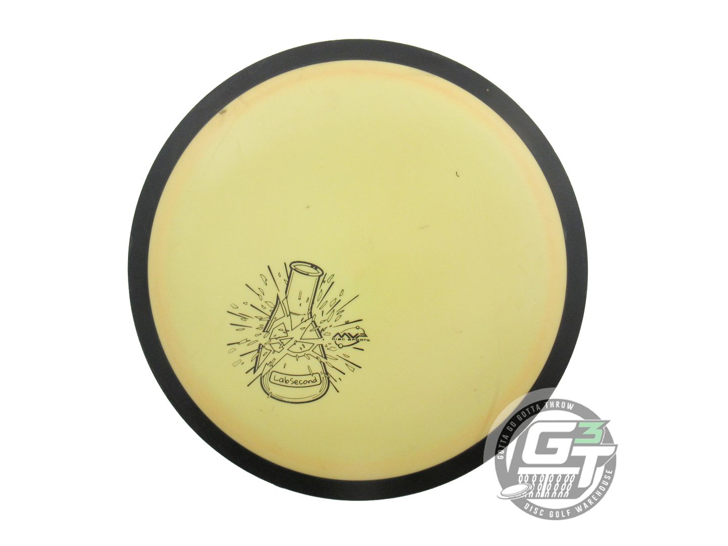 USED MVP Disc Sports X-OUT Fission Wave 158g Yellow Distance Driver Golf Disc