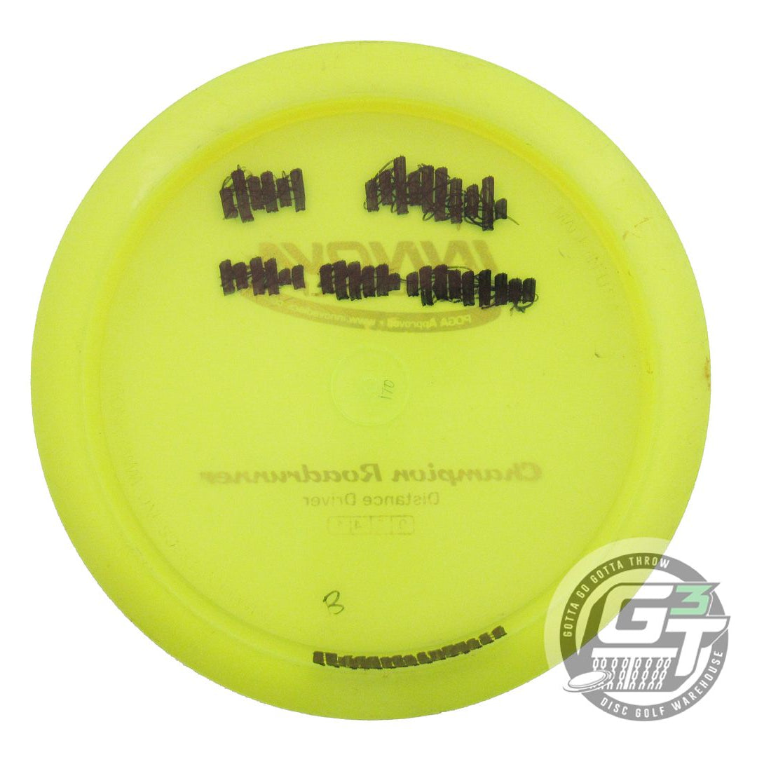 USED Innova Champion Roadrunner 170g Yellow Lilac Foil Distance Driver Golf Disc