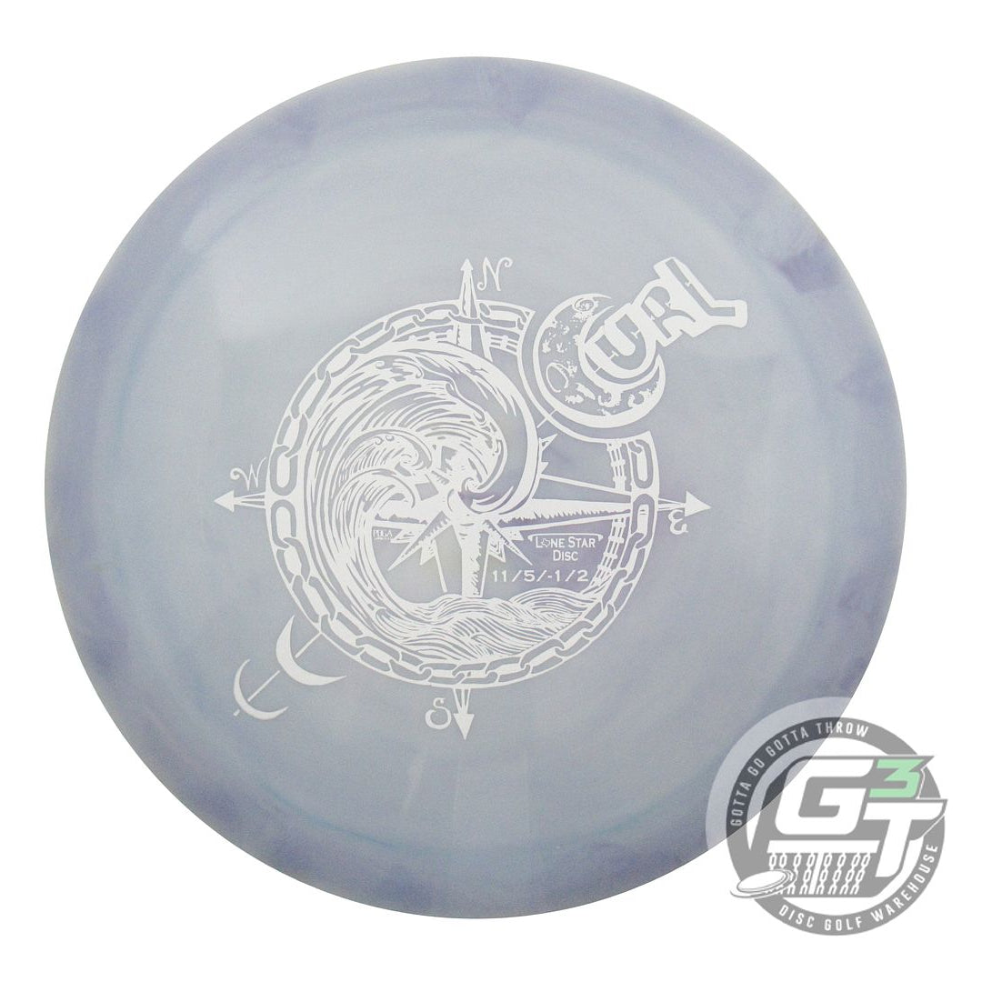 USED Lone Star COMPASS Alpha Curl 175g Lilac White Stamp Distance Driver Disc