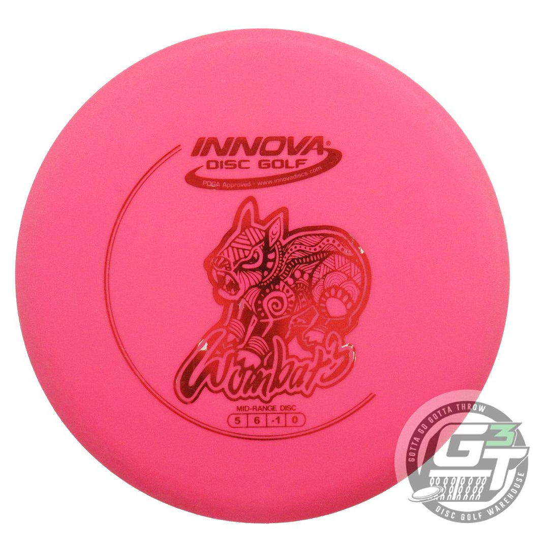 USED Innova DX Wombat3 166g Pink Red Foil Midrange Golf Disc