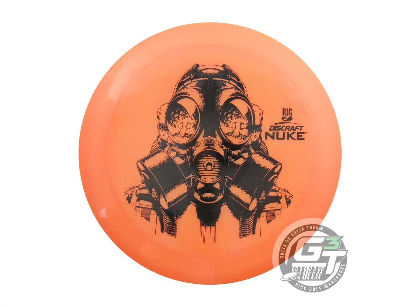 USED Discraft Big Z Nuke 174g Orange Black Stamp Distance Driver Golf Disc
