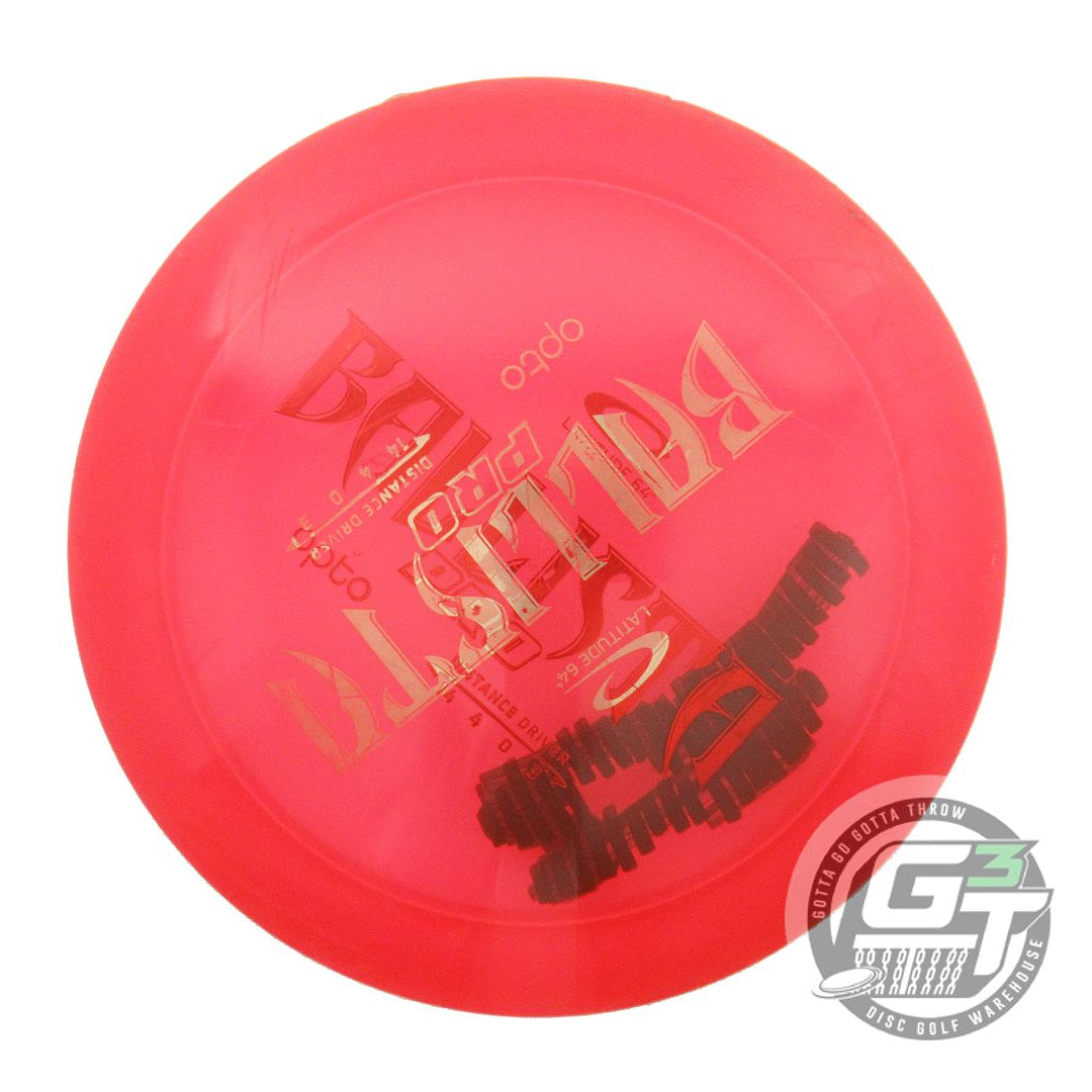 USED Latitude 64 X-OUT Opto Ballista Pro 171g Red Distance Driver Golf Disc