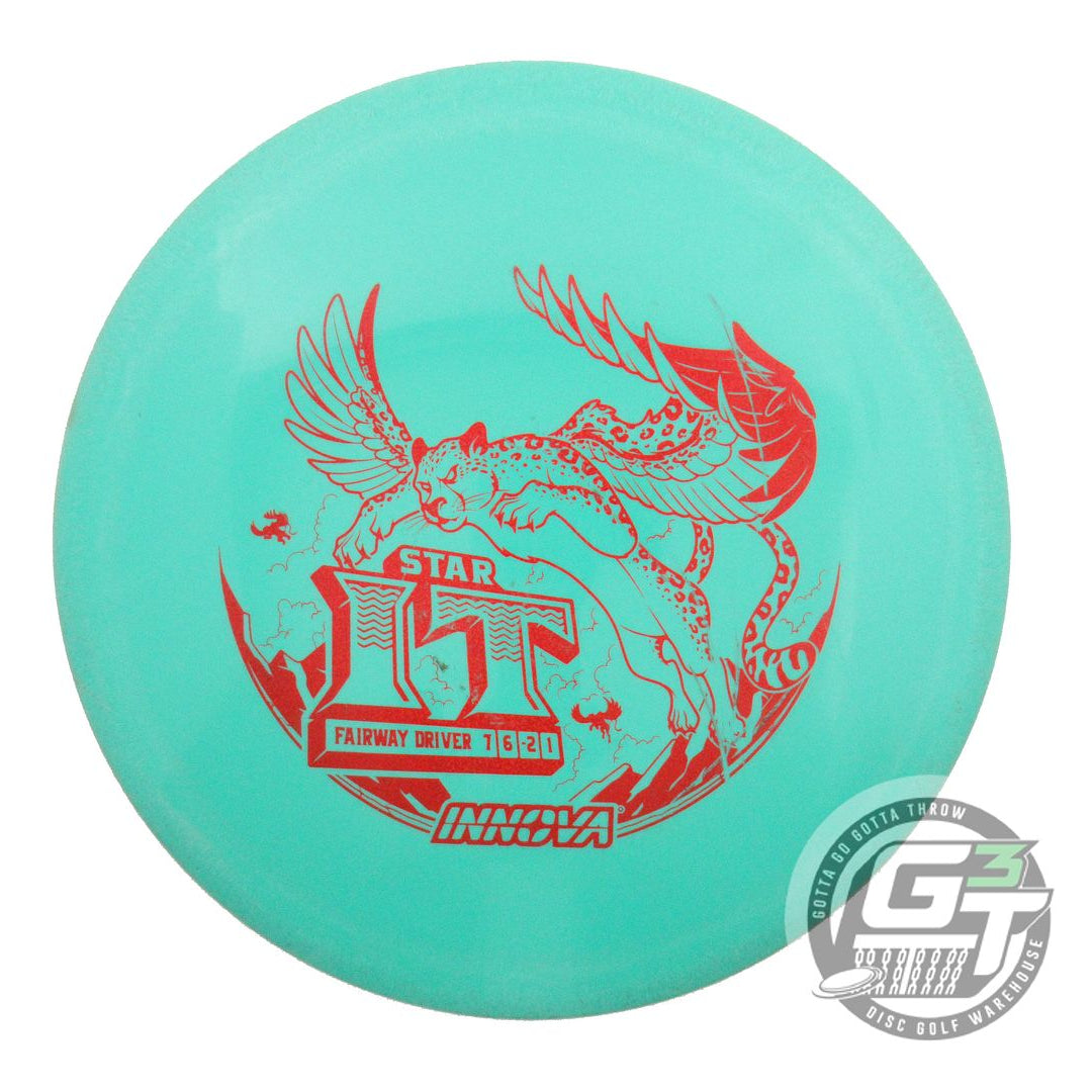 USED Innova Star IT 171g Seafoam Red Glitter Foil Fairway Driver Golf Disc