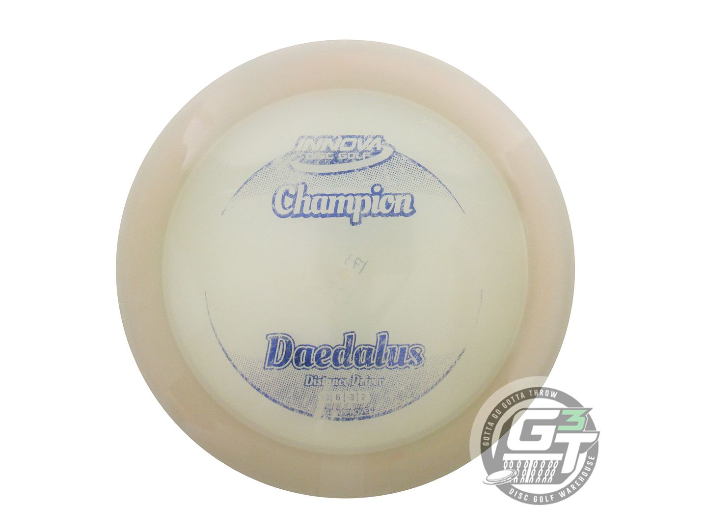 USED Innova Champion Daedalus 173g Smoke Blue Foil Distance Driver Disc