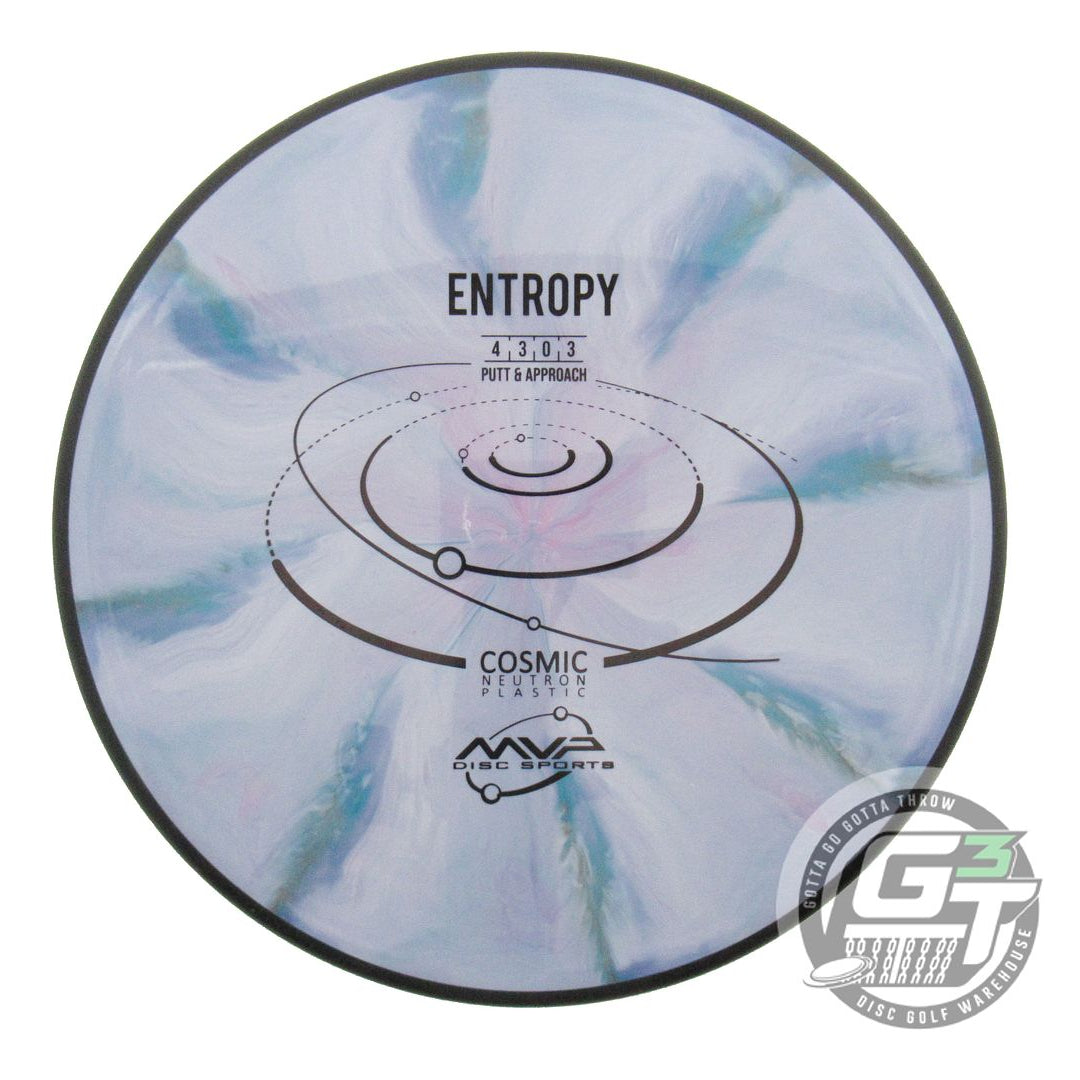 USED MVP Disc Sports Cosmic Neutron Entropy 174g Lilac-Blue Putter Golf Disc