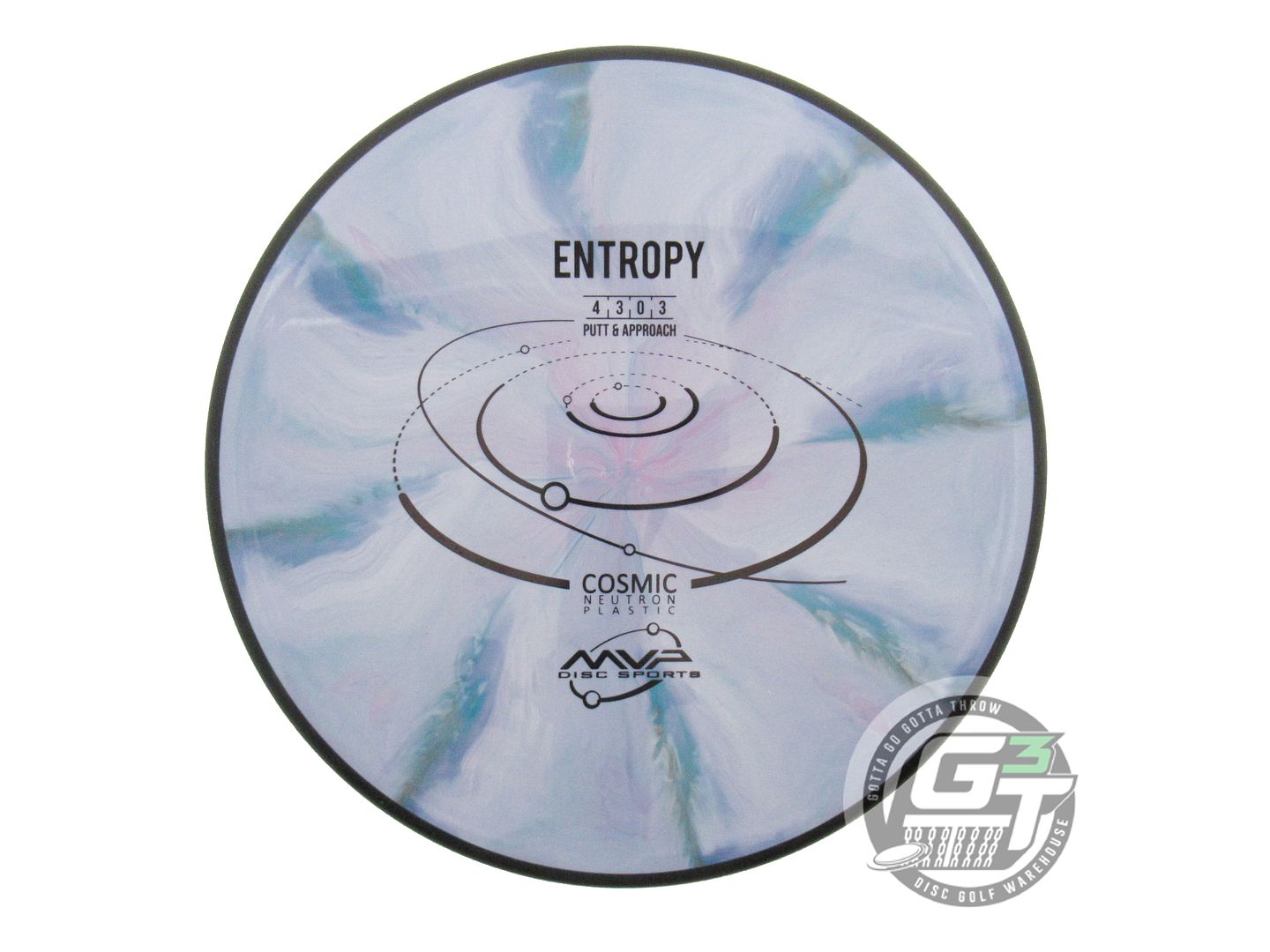 USED MVP Disc Sports Cosmic Neutron Entropy 174g Lilac-Blue Putter Golf Disc