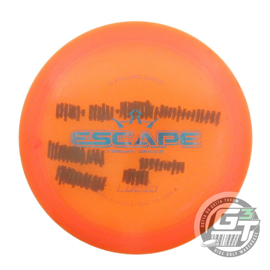 USED Dynamic Discs Lucid Escape 170g Orange Blue Foil Fairway Driver Golf Disc
