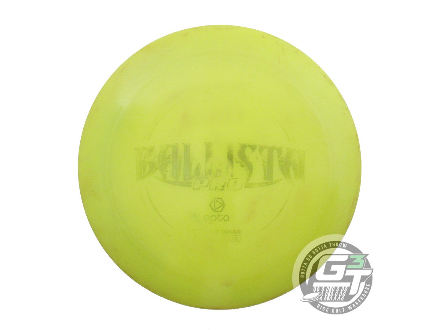 USED Latitude 64 Opto Ballista Pro 171g Yellow Gold Foil Distance Driver Disc