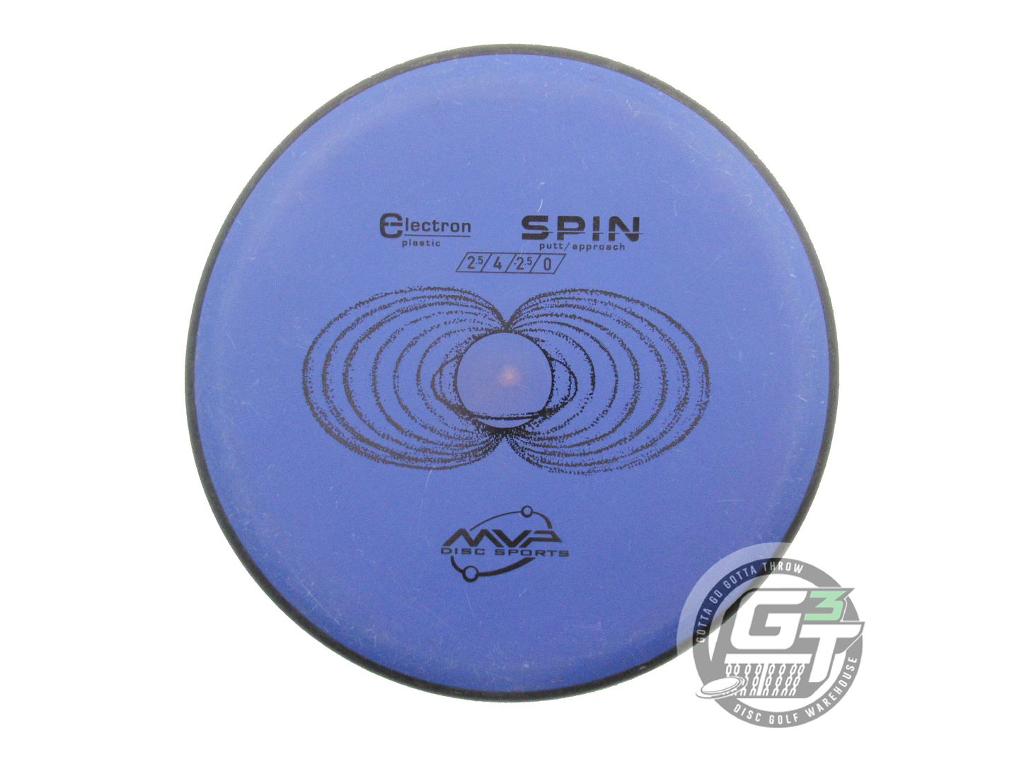 USED MVP Disc Sports Electron Spin 172g Blue Putter Golf Disc