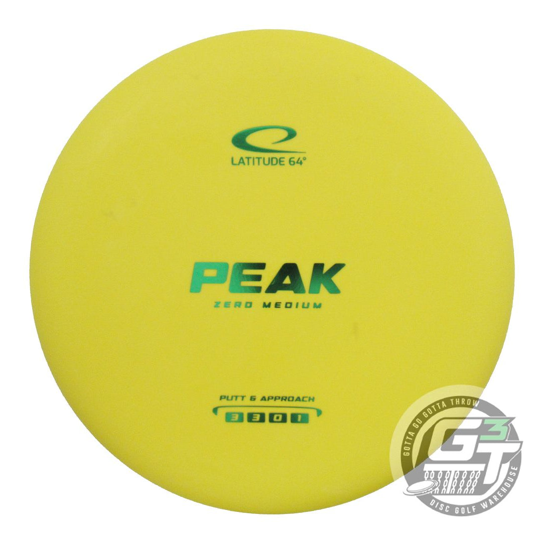 Latitude 64 Zero Line Medium Peak Putter Golf Disc (Individually Listed)