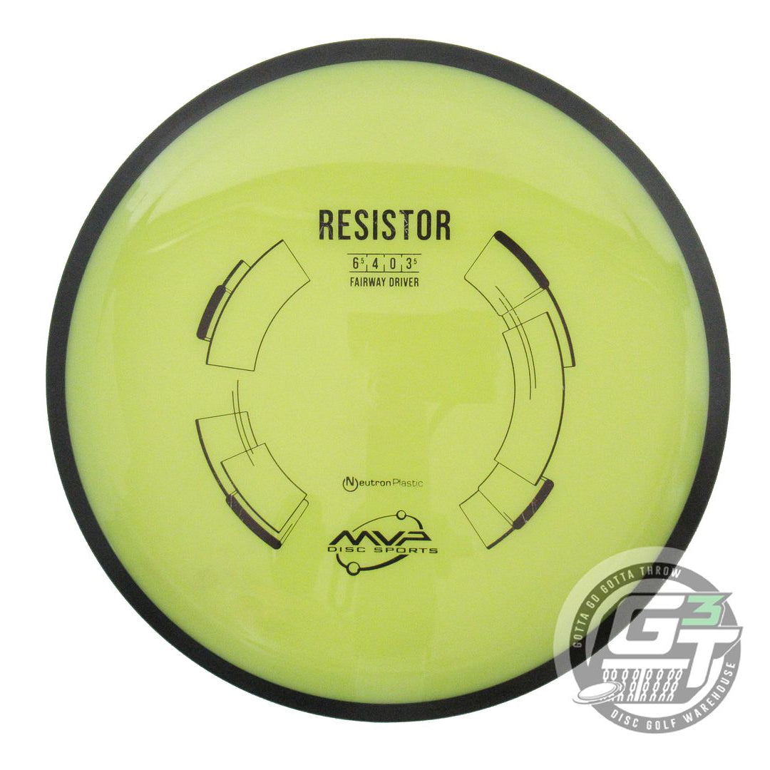USED MVP Disc Sports Neutron Resistor 158g Lime Fairway Driver Golf Disc